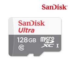 샌디스크 울트라 마이크로SD SDSQUNR-128GB, 128GB
