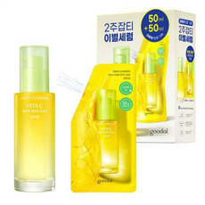 구달 청귤 비타C 잡티케어 세럼 50ml+50ml 리필기획, 50ml