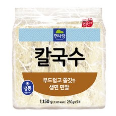 면사랑 냉동칼국수 [230gx5입], 5개, 230g