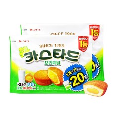 롯데제과 카스타드 오리지널 2번들, 460g, 1개