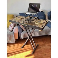 DJ 디지털 플레이어 브래킷 컨트롤러 고대 X자형 더블 파이프 악기