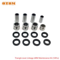 OTOM 서스펜션 링크 암 삼각형 레버 어셈블리 쿠션 연결 링 오일 도장 부싱 수리 키트 혼다 CRM250 ARW, 06 Full Kit, 06 Full Kit