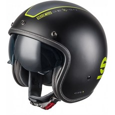 프랑스직송 L SPARCO 0033403LNRGF CR-1 헬멧 블랙 L, 단일옵션
