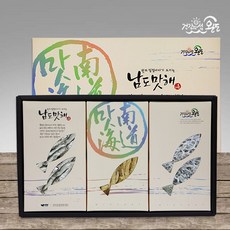 남도맛해 [완도] 정성 5호 멸치건어물선물세트 (중멸치250g+황태채150g+잔멸치300g), 1세트