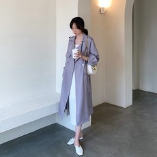 스웨덴세탁소 빅사이즈 트렌치코트 프라하 SW1267