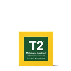 T2 멜버른 블랙퍼스트 티백 박스 25개입(홍차), 단품, 25개입, 1개, 2g
