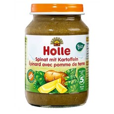 홀레 베지터블 스피내치 이유식 190g 6팩 5개월 이상 Holle baby food Vegetable spinach with potatoes, 6개