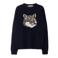 메종키츠네빅폭스니트