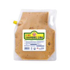 오뚜기 1000아일랜드드레싱, 2kg, 5개