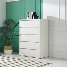 사사가구 퓨어 870 왕 5단 서랍장, 아이보리