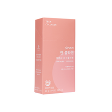 옵스킨 틴 콜라겐 젤리 스틱 (저분자 피쉬콜라겐 비타민 흥둥이콜라겐), 박스