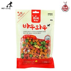 바우와우 혼합 컷 150g 강아지 간식 - 바우와우혼합간식