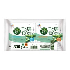 CJ 행복한콩 국산콩100%두부 부침찌개 300gX2개입 300g, 24개, 300g