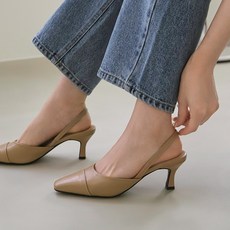 아브린 스퀘어 슬링백힐 (6cm)