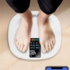 블루투스 스마트 체지방측정 체중계 FITZAM