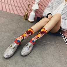 꽃망사메쉬스니커즈양말