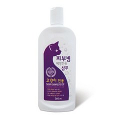 애견 스킨테라피 피부병 예방 고양이 샴푸 360ml, 1개