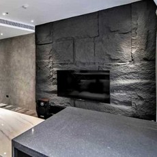 경량 PU 벽돌 무늬 두께 3cm 벽지 인공 벽 장식 인테리어 카페, 그린/두께3cm/1200x600mm