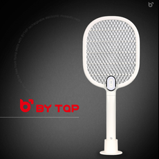 바이탭 USB 충전 전기모기채 휴대용 야간 라이트 electric rechargeable mosquito swatter