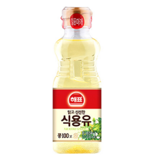 해표 식용유, 250ml, 4개