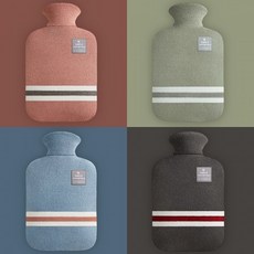 찜질팩 물주머니 허리찜질 보온주머니 손난로 온수난로 핫팩 난방, 1000ml_그레이