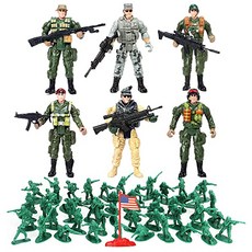 Army Men Action Figures and Green Toy Soldiers Miliatry Playset for Boys Girls Kids Children Great a, 상세내용참조, 상세내용참조, 상세내용참조