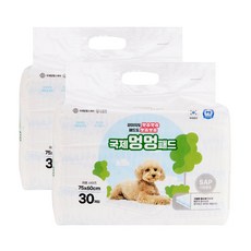 국내생산 친환경적인 국제멍멍패드 60매(대형) 배변패드 애견패드, 1개, 60개입 - 국제멍멍패드