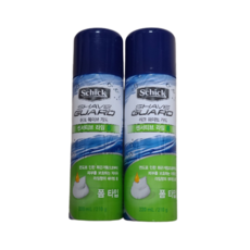 쉬크 쉐이브가드 센서티브 라임 쉐이빙 폼, 220ml, 2개