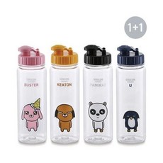 아트박스/텀스 [1+1] 개콘프렌즈 트라이탄 스탬프 보틀, 상세설명 참조, 버스터+키튼