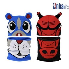 NBA KIDS PHI 자가드 비니 스누드 SET AP(5-4)