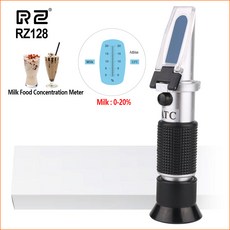 당도계 휴대용 우유 굴절계 자동 농도 측정기 테스터, RZ128, 1개