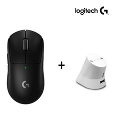 로지텍코리아 로지텍 G PRO X SUPERLGIHT 2 + 무선 충전독 세트 지슈라2 충전 세트