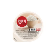 햇반 백미밥, 210g, 6개