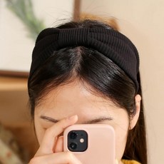 골지리본머리띠