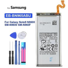 삼성 호환한 갤럭시 노트 9 EB-BN965ABU 4000mAh N9600 SM-N960F N960F N960U N960N N960W 배터리