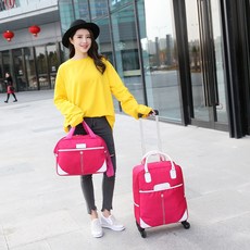보스턴백 단거리 행가방 여자캐리어 가방남성 대용량 360도회전바퀴 풀로드형식 백 휴대용가방 접이식 기내용가방 가방