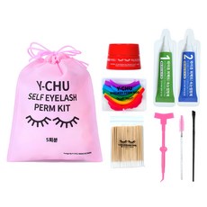 Y-Chu Season 3 無膠睫毛燙髮套裝 5 份全套, 混色, 1組