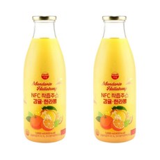 (냉장) 자임 감귤한라봉 NFC착즙주스, 2개, 1L