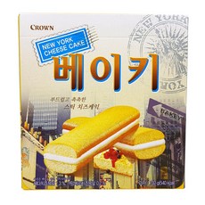 크라운 베이키 102g X 4 사무실 간식 교회 학원, 단일상품