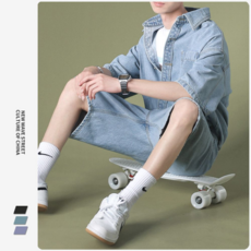 남녀공용반팔반바지점프수트