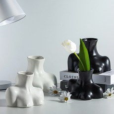 아니사케르미쉬 화병 수조 세라믹 엔틱 미니 도자기 꽃꽂이 선반 화분 꽃병