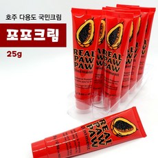 호주 리얼포포크림 25g x 5개 real paw paw cream 25g x 5