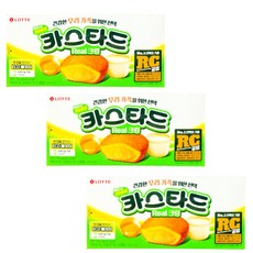 카스타드크 [2개묶음] 일반스낵 Real 카스타드 크림3개 AWD482FE, 138g, 1개