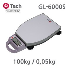 지테크 휴대형 이동저울 100kg 50g GL-6000S 택배 농촌 소호 포장저울, 100kg/50g