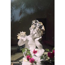 천사 정원 장식품 분수대 아기천사 큐피트 마당 석고 조형물, 새천사