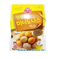 오뚜기 찹쌀미니도나스믹스 500g, 1개