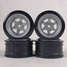 4PCS 9MM 오프셋 RC 플라스틱 스케일 바퀴 취미 모델 드리프트 너트 투어링 자동차 12MM 온로드 10, 4pcs 6mm offset 2