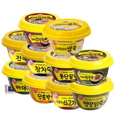 오뚜기 죽 10종 세트 + 블루존 물티슈, 1세트, 285g