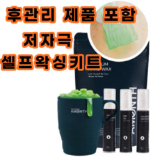 라이크위너 코털왁싱 인중왁싱 브라질리언 셀프왁싱키트모든부위용, 알로에 키트, 200g, 1개