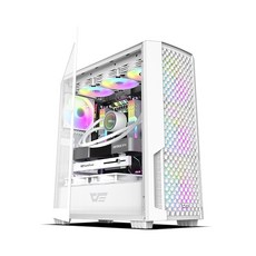 DARKFLASH(다크플래쉬) [darkFlash] DF2100 MESH RGB 강화유리 (화이트)